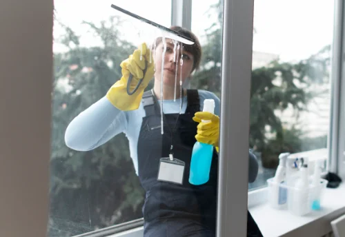 Nettoyage de vitres intérieures et extérieures à Précilhon